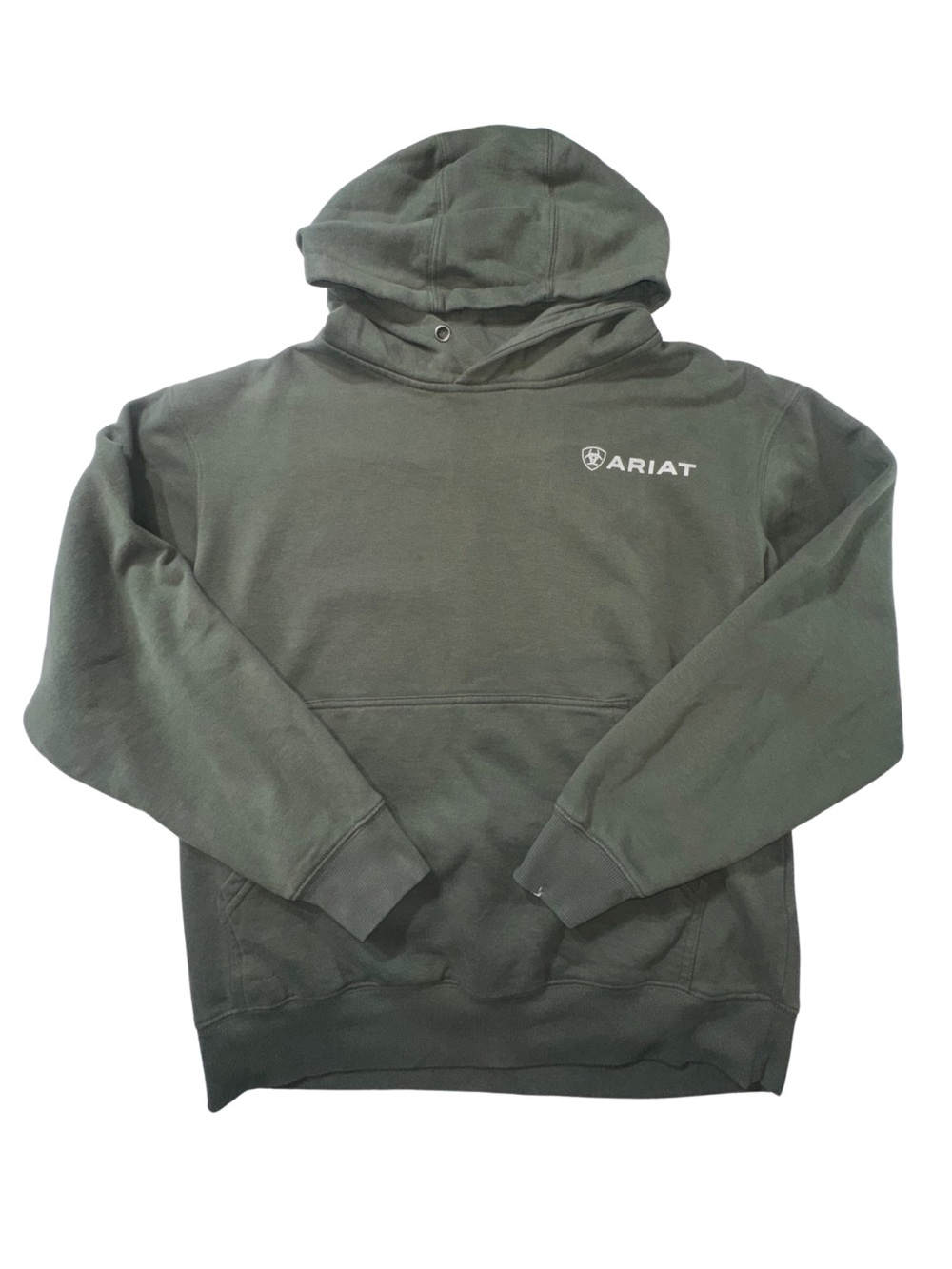 Ariat Men’s Olive Green Southwestern Graphic Pullover Hoodie Medium